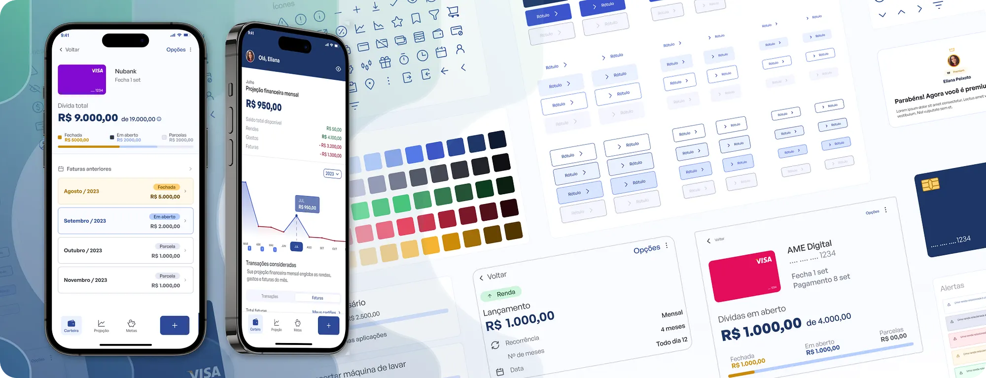App iDinheiro: Criando um Design System para o app de finanças